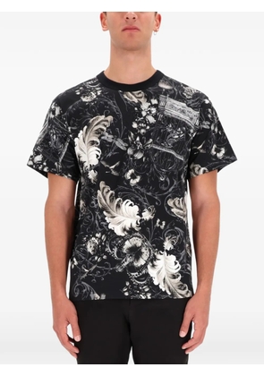 Versace Jeans Couture floral-print T-shirt - Black