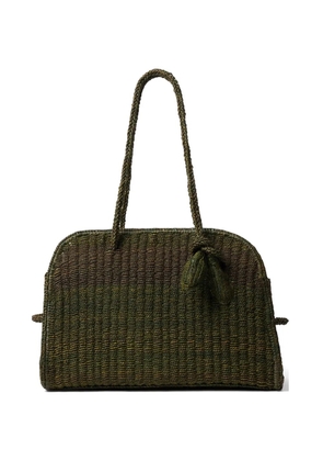 Jacquemus Turismo rafia shoulder bag - Green