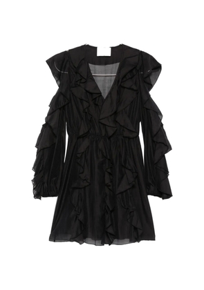 PHILIA LOFT ruffled mini dress - Black