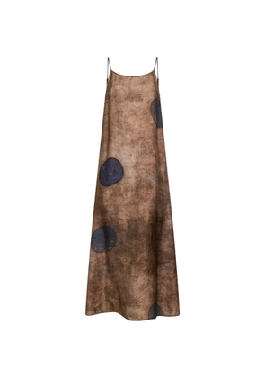 Uma Wang Anaya midi dress - Brown