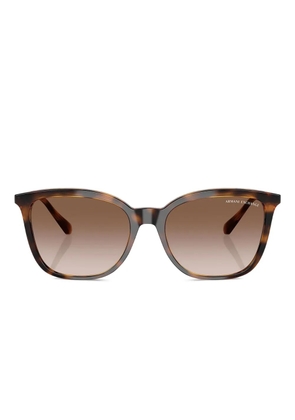 Armani Exchange tortoiseshell square sunglasses - Brown