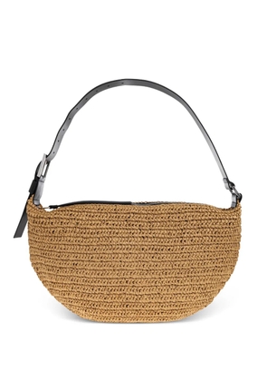 AllSaints Luna woven tote bag - Neutrals