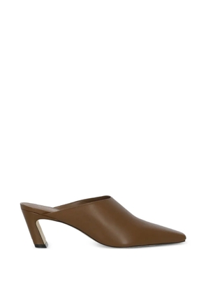 Stuart Weitzman Stassi pointed-toe mules - Brown