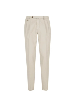 Briglia 1949 button pleated trousers - Neutrals