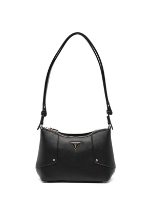 GUESS USA logo-plaque shoulder bag - Black