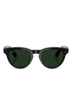 Ray-Ban Meta Headliner round-frame sunglasses - Black