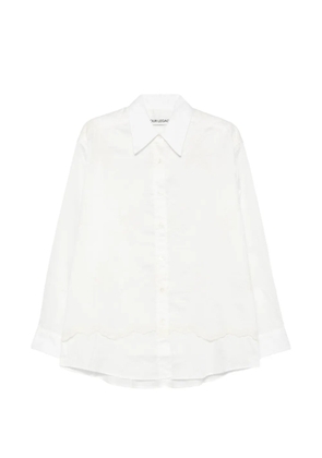 OUR LEGACY lace-trim shirt - White