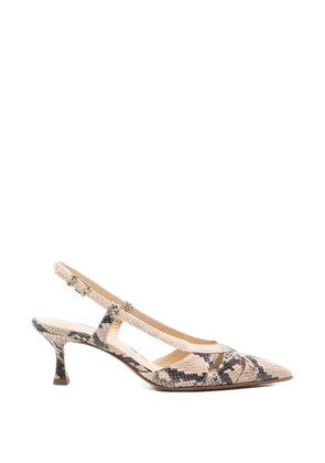 Sergio Levantesi Edda6 cut-out pumps - Neutrals
