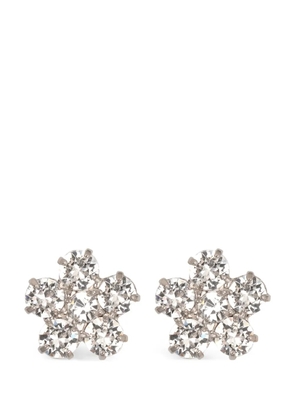 Jennifer Behr Daisy crystal earrings - Silver