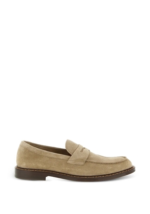 Doucal's suede loafers - Neutrals