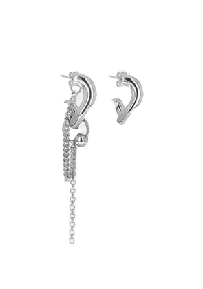 Justine Clenquet Neil mismatched earrings - Silver
