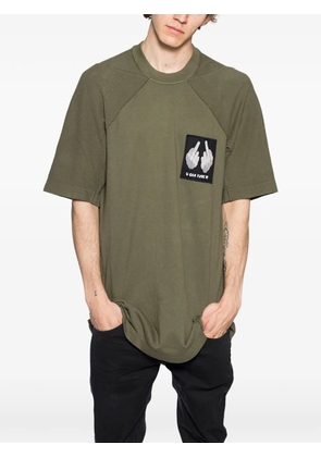 11 By Boris Bidjan Saberi patch T-shirt - Green