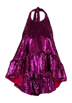 AZEEZA Winston sequin-embellished top - Pink