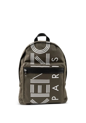 Kenzo mini logo-print backpack - Green