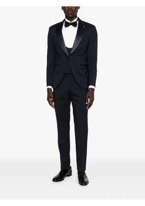 Manuel Ritz peak-lapels suit - Blue