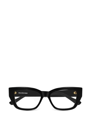 Balenciaga Eyewear geometric-frame glasses - Black