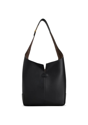 Tod's logo appliqué shoulder bag - Black