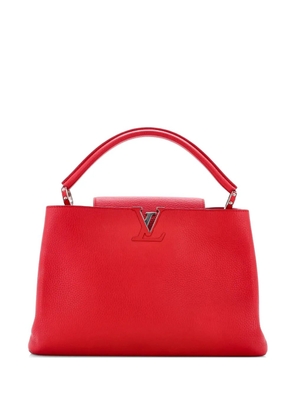 Louis Vuitton Pre-Owned Capucines Bag Leather MM satchel - Red