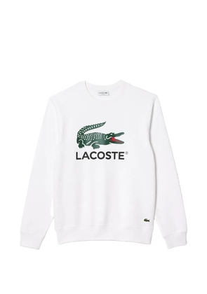 Lacoste classic-fit fleece sweatshirt - White