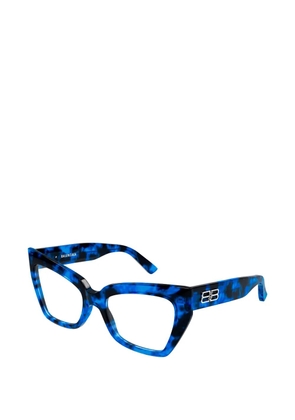 Balenciaga Eyewear cat-eye glasses - Blue