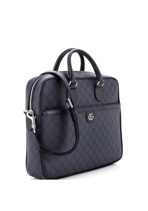 Gucci Pre-Owned Ophidia Zip Around Pocket Briefcase GG Coated Canvas Medium business bag - Blue