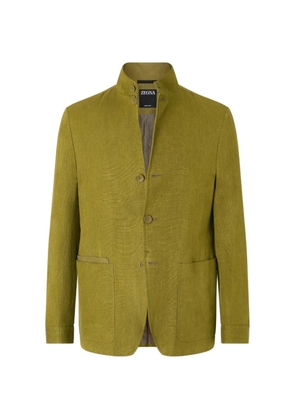 Zegna oasi lino jacket - Green