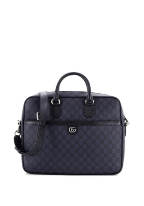 Gucci Pre-Owned Ophidia Zip Around Pocket Briefcase GG Coated Canvas Medium business bag - Blue