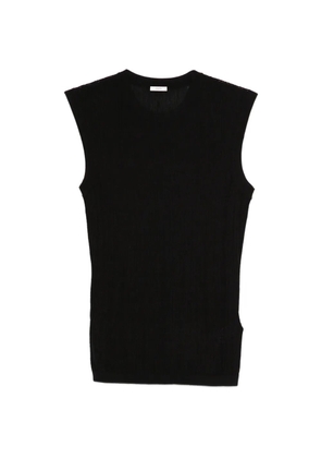 JOSEPH Calife crinkle rib tank top - Black