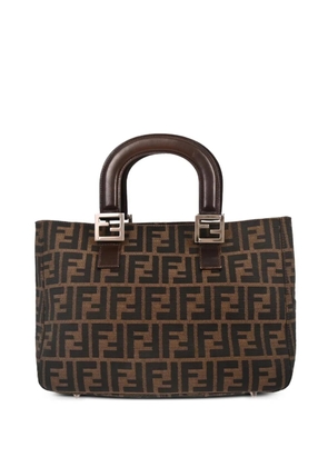 Fendi Pre-Owned 2000 Zucca canvas tote bag - Black