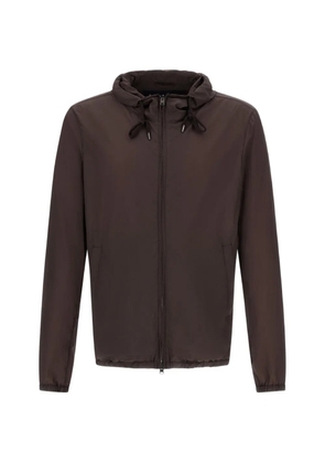 Herno drawstring hooded jacket - Brown