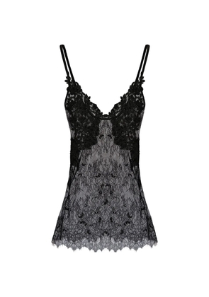 Alchemy x Lia Aram floral-lace mini dress - Black