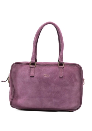 Tela logo-detail tote bag - Purple