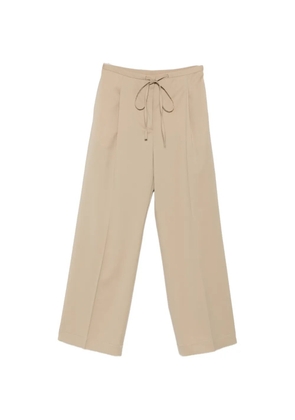 Róhe drawstring pleated trousers - Neutrals
