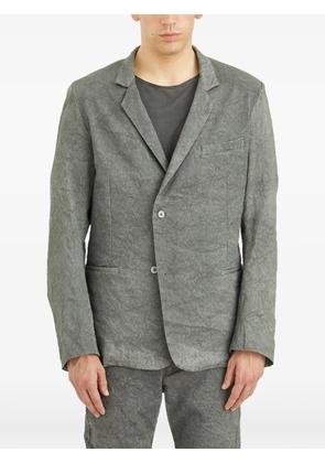 DAUB wrinkled-effect blazer - Grey