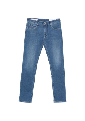 Sartoria Tramarossa Michelangelo logo-patch jeans - Blue