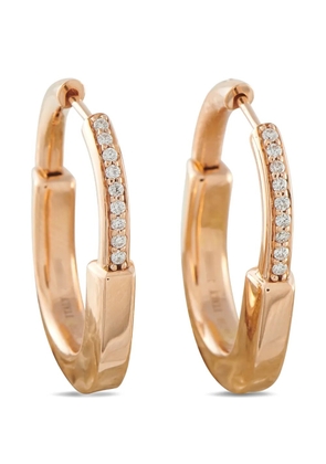 Tiffany & Co. diamond lock earrings - Pink