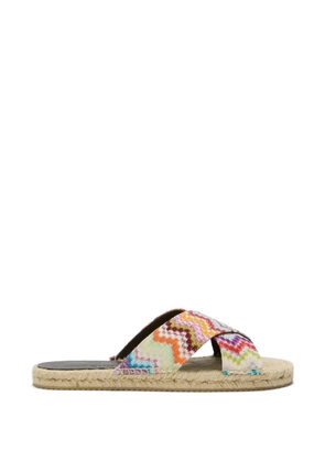 Missoni zigzag-patterned espadrilles - Neutrals