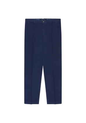 slowear pleated tapered trousers - Blue