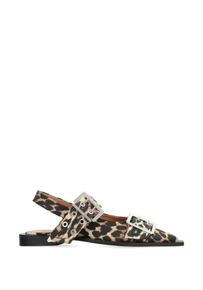 GANNI buckle sandals - Neutrals