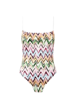 Missoni zigzag swimsuit - Neutrals