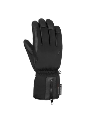 REUSCH zip leather gloves - Black