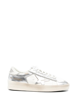 Golden Goose Stardan laminated sneakers - White