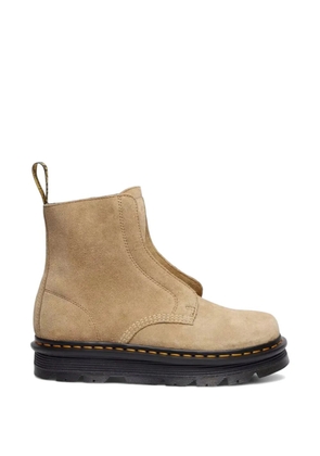 Dr Martens Zebzag leather boots - Neutrals
