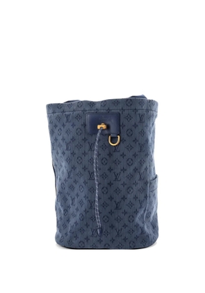 Louis Vuitton Pre-Owned Chalk Monogram Denim backpack - Blue