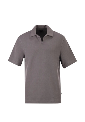 BOSS cotton polo shirt - Grey