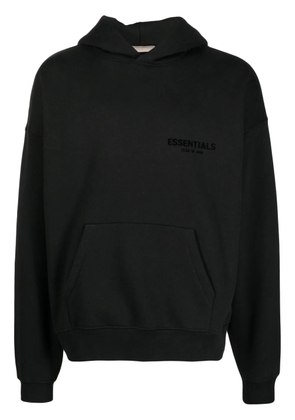 FEAR OF GOD ESSENTIALS logo-print hoodie - Black
