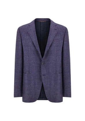 Canali single-breasted blazer - Blue