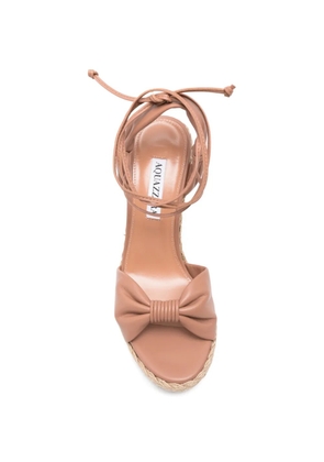 Aquazzura knot wedge heeled espadrilles - Neutrals