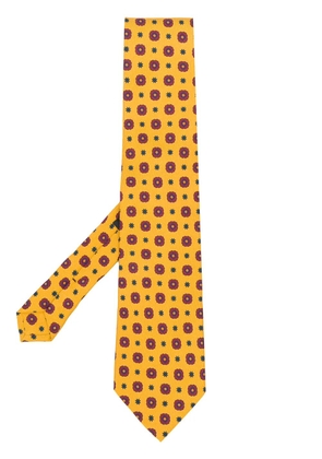 ETRO scarf print tie - Yellow