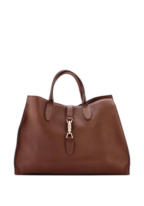 Gucci Pre-Owned Jackie Soft Leather Large tote bag - Brown